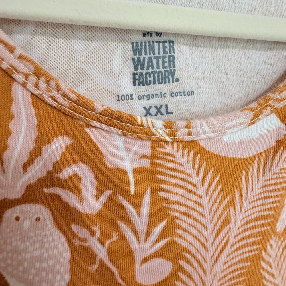 Winter Water Factory Helsinki Dress in Tropical Bird print - Picture 2 of 8